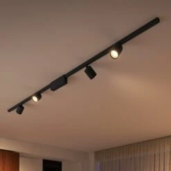 Philips Hue Perifo Track System, 4 Spots, Black