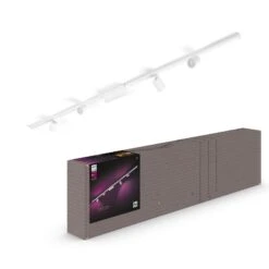 Philips Hue Perifo Track System, 4 Spots, White -Philips Hue Shop 10002274 3