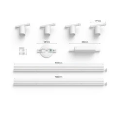 Philips Hue Perifo Track System, 4 Spots, White -Philips Hue Shop 10002274 5