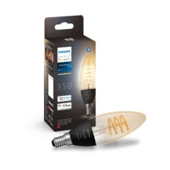 Philips Hue White Ambiance E14 4.6W 350lm Filament 10 Philips Hue White Ambiance E14 4.6W 350lm Filament -Philips Hue Shop 10003064 2