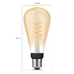 Philips Hue White E27 7 W Filament Bulb ST72 550lm 14 Philips Hue White E27 7 W Filament Bulb ST72 550lm -Philips Hue Shop 10005174 5