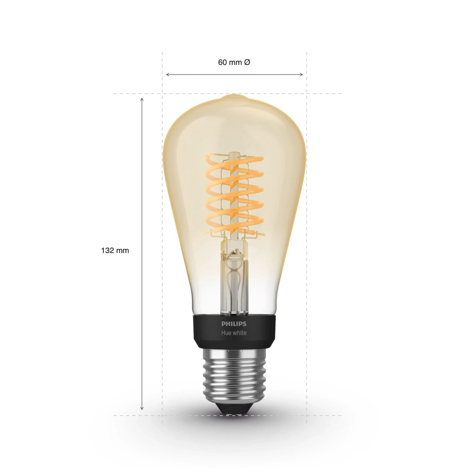 Philips Hue White E27 7 W ST64 Filament 2,100K 5 Philips Hue White E27 7 W ST64 Filament 2,100K - Image 3