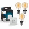 3 X Philips Hue White E27 7W Filament A60 + Bridge 1 3 X Philips Hue White E27 7W Filament A60 + Bridge -Philips Hue Shop 10014066