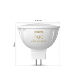 Philips Hue White Ambiance LED Bulb 5.1W GU5.3 -Philips Hue Shop 10021255 3