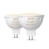 Philips Hue White Ambiance LED 5.1W GU5.3 Set Of 2 -Philips Hue Shop 10021276