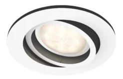 Philips Hue Miliskin Adjustable Head Recessed Smart Lighting Downlight & Wireless Dimming Switch 5.5W 250lm