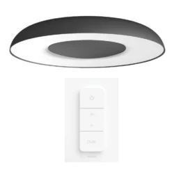Philips Hue Ambiance Still LED Ceiling Light Black 22.5W 2350-2500lm