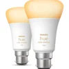 Philips Hue BC A60 LED Smart Light Bulb 8.5W 806lm 2 Pack