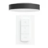 Philips Hue Ambiance Enrave LED Ceiling Light Black 9.6W 950-1220lm