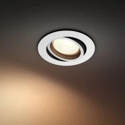 Philips Hue Centura LED Spotlight, Round, White