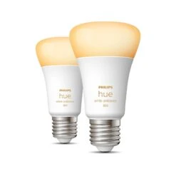 Philips Hue White Ambiance E27 6 W, Set Of 2
