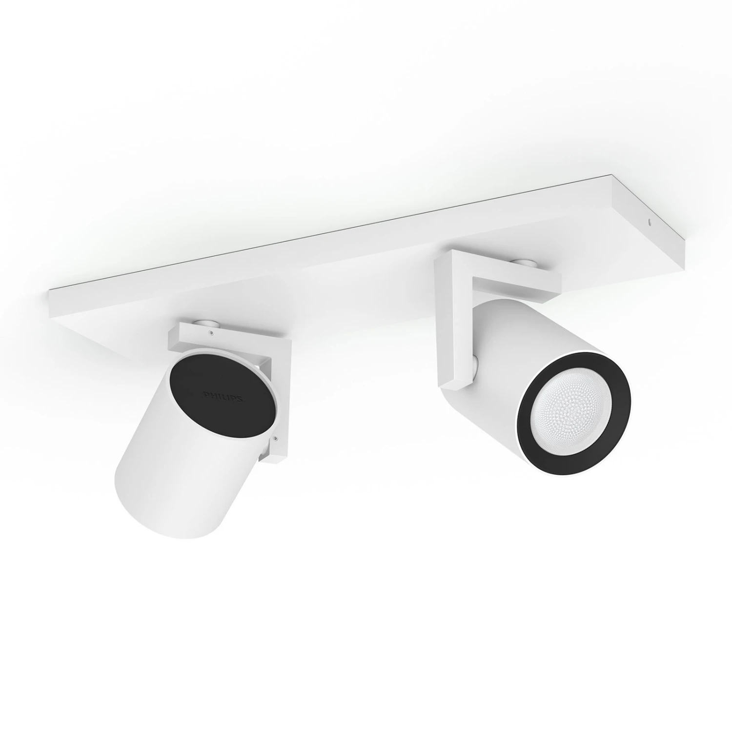 Philips Hue Argenta LED Spotlight, Two-bulb, White 4 Philips Hue Argenta LED Spotlight, Two-bulb, White - Image 2