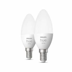 Philips Hue White 5.5W E14 LED Candle Bulb, 2x -Philips Hue Shop 7534161 2