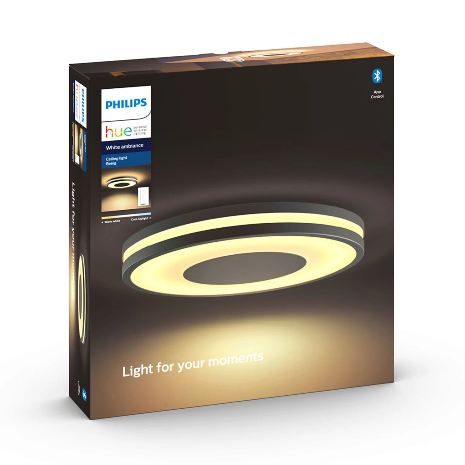 Philips Hue White Ambiance Being Ceiling Black 8 Philips Hue White Ambiance Being Ceiling Black - Image 6