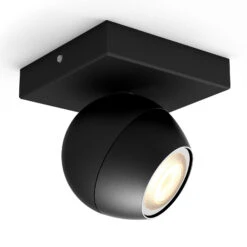 Philips Hue Buckram LED Spot In Black, Extension -Philips Hue Shop 7534221 1