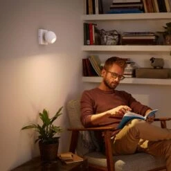 Philips Hue Buckram LED Spot, White, Dimmer Switch -Philips Hue Shop 7534222 1