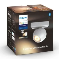 Philips Hue Buckram LED Spot, White, Dimmer Switch -Philips Hue Shop 7534222 6