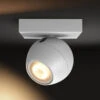 Philips Hue Buckram LED Spot In White, Extension -Philips Hue Shop 7534223