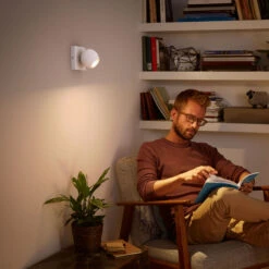 Philips Hue Buckram LED Spot In White, Extension -Philips Hue Shop 7534223 3