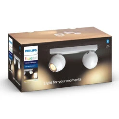 Philips Hue Buckram Two-bulb Dimmer Switch White -Philips Hue Shop 7534225 5