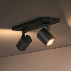 Philips Hue Runner 2 Spots Dimmer Switch Black