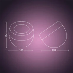 Philips Hue Iris WACA LED Table Lamp, White -Philips Hue Shop 7534264 8