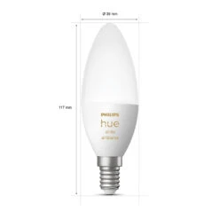 Philips Hue Candle Bulb White Ambiance 2x E14 5.2W -Philips Hue Shop 7534273 3