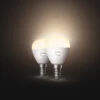 Philips Hue White Golf Ball LED Bulb 2 X E14, 5.7W -Philips Hue Shop 7534275