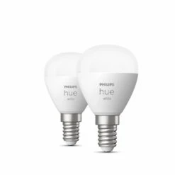 Philips Hue White Golf Ball LED Bulb 2 X E14, 5.7W -Philips Hue Shop 7534275 2