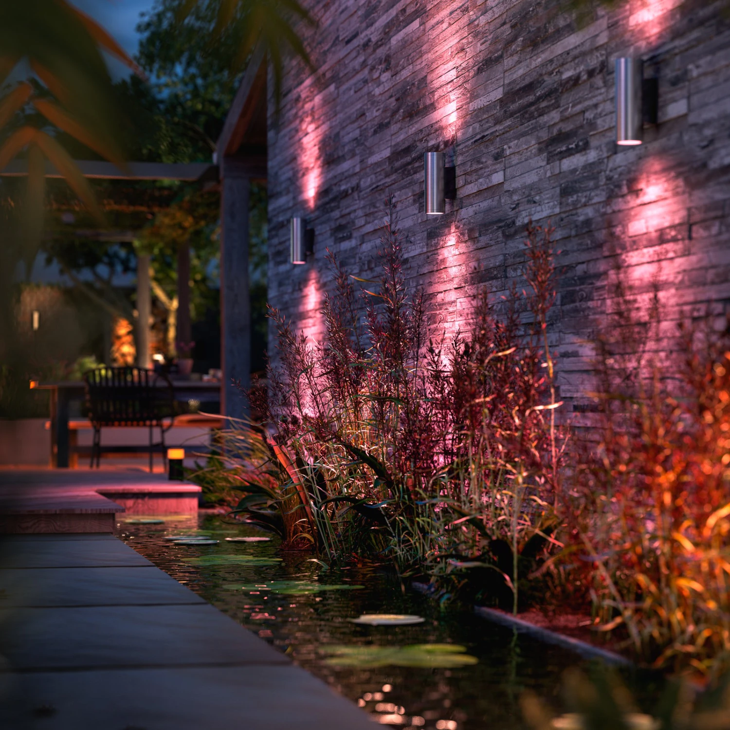 Philips Hue WACA Appear Wall Light Stainless Steel 4 Philips Hue WACA Appear Wall Light Stainless Steel - Image 2