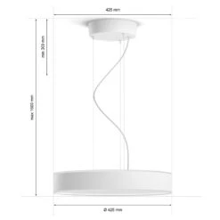 Philips Hue Enrave LED Pendant Light White -Philips Hue Shop 7534300 7