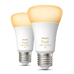Philips Hue White Ambiance E27 8 W LED Bulb 2-pack