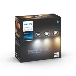 Philips Hue Milliskin LED Downlight 3x Round Alu -Philips Hue Shop 7534328 3