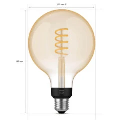 Philips Hue E27 7W LED Bulb Giant Globe Filament -Philips Hue Shop 7534338 7