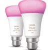 Philips Hue BC A19 RGB & White LED Smart Light Bulb 9W 806lm 2 Pack -Philips Hue Shop 982PP P